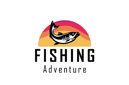 Fishing Adventure Logo Design preview 3