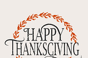 Happy Thanksgiving Card Template, a Card Template by Svetlana Kurako (Thumbnail 2 of 2)