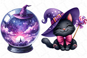 Purple Halloween Clipart, an Illustration by DreamPrint404 (Thumbnail 5 of 5)