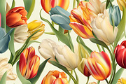 Tulips - 30 images, a Decorative Illustration by Handmadefont (Thumbnail 7 of 9)
