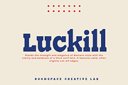 Luckill Serif Font - Elegant Western, a Slab Serif Font by roomspace creative lab (Thumbnail 1 of 13)