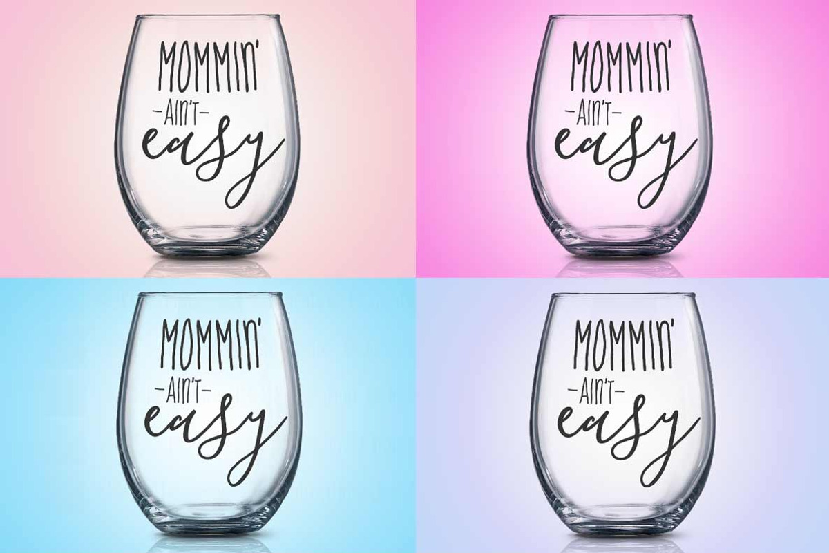Stemless Wineglass Mockup & Glitter, a Product Mockup by SarahDesign (Photo 6 of 12)
