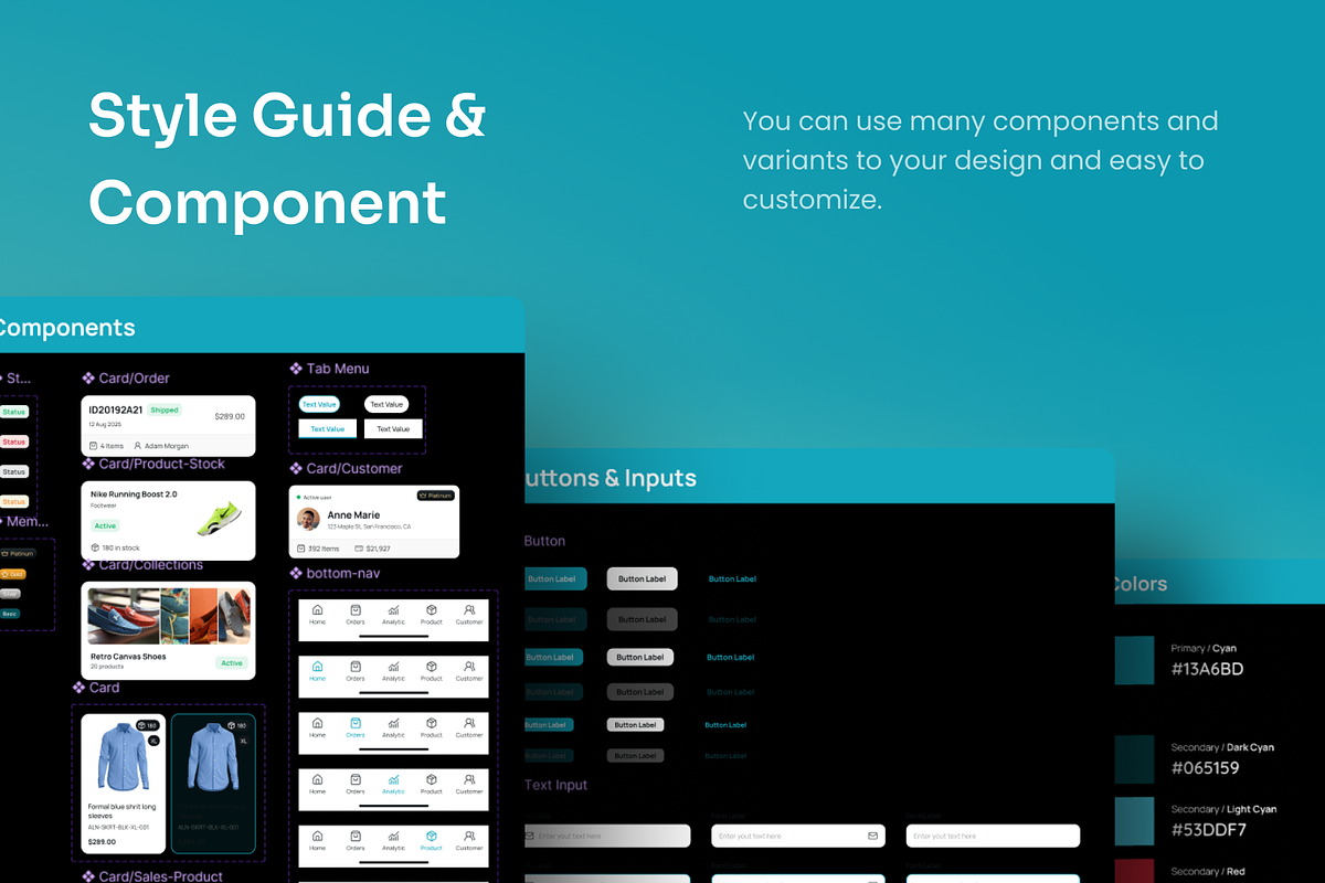 Tukoni - SAAS Store Management Mobil, an UI Kit Template by Agensip Design Agency (Photo 6 of 10)