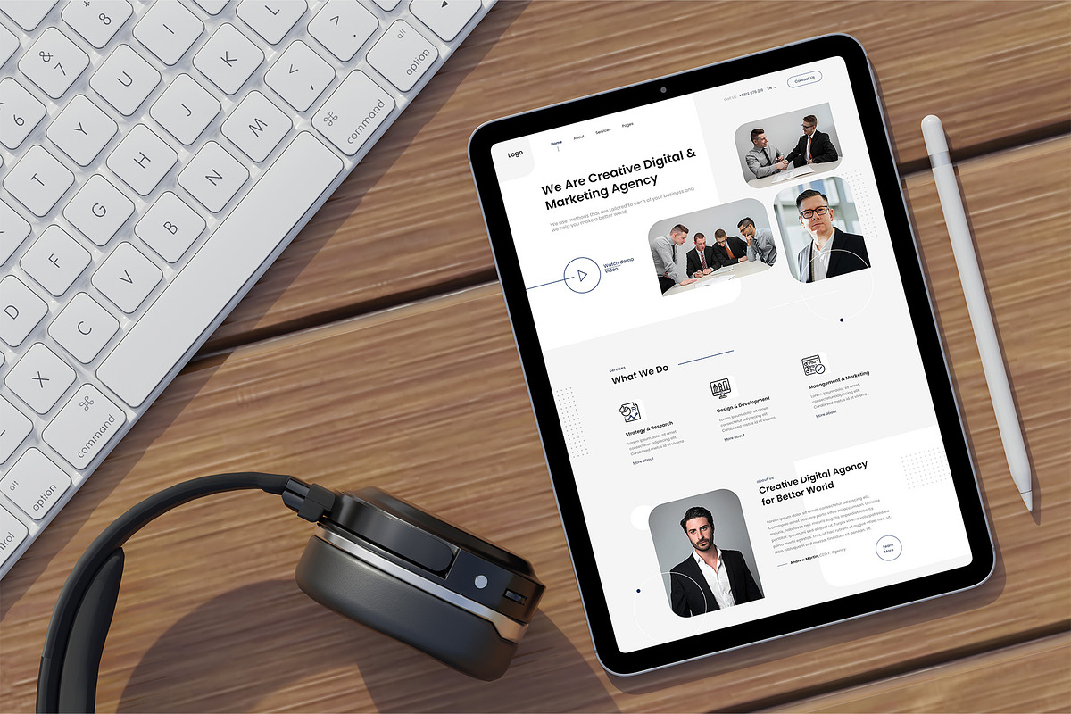iPad Tablet Mockup Bundles, an iPad Mockup by Graphic Aesthetic (Photo 18 of 25)