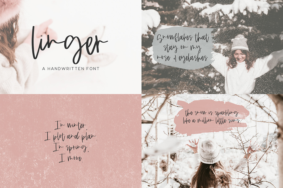 The Winter Font Bundle, a Script Font by Beck McCormick (Photo 4 of 9)
