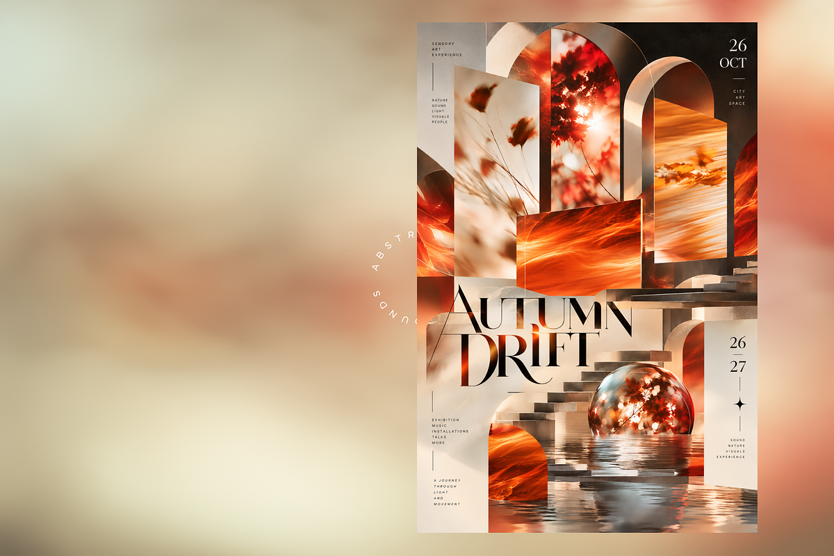 Abstract Autumn Dreams Backgrounds, a Background Graphic by Lumeno (Photo 7 of 7)