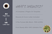 Minimal Resume Template, a Resume Template by X-Type (Thumbnail 4 of 4)
