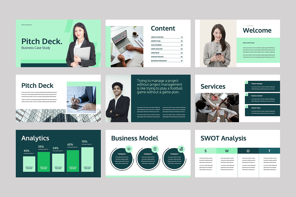 DECKANA - Pitch Deck Google Slides, a Presentation Template by rgbryand (Photo 2 of 5)