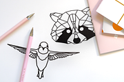 100 Geometric Animals Portraits, a Decorative Illustration by Arshad Ali (Thumbnail 9 of 11)