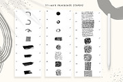 Creative Brushes for Procreate, a Brush Add-On by Sweet Fig (Thumbnail 5 of 11)