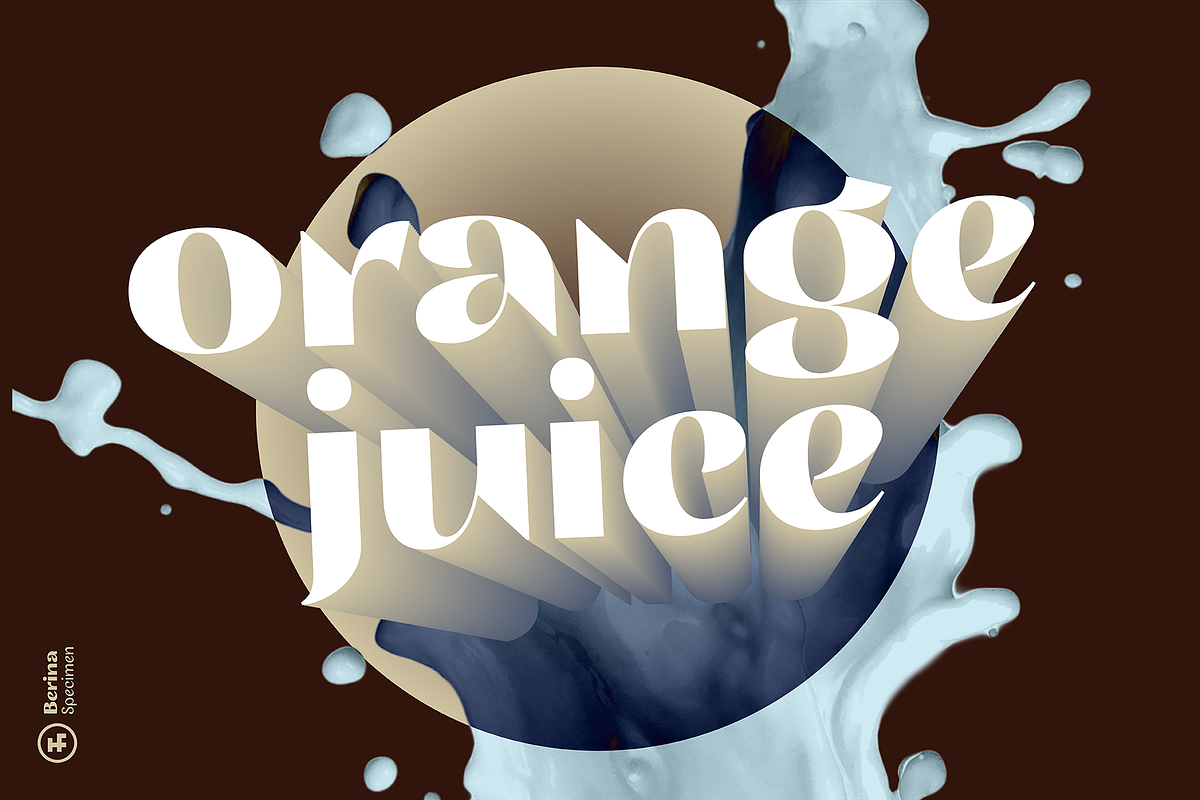 Berina Display, a Sans Serif Font by Hurufatfont (Photo 8 of 16)