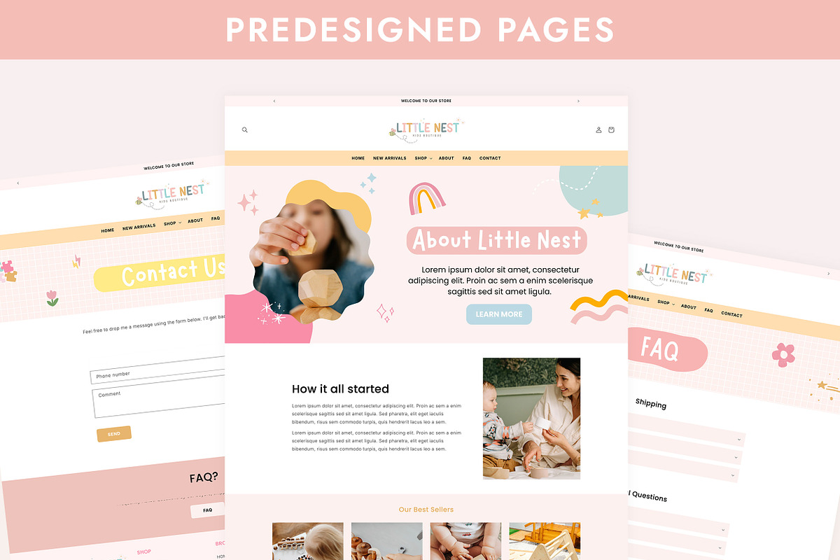 Baby and Kids Fashion Shopify Theme, a Shopify Template by Sky and Stars (Photo 4 of 7)