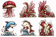 Whimsical Animals in Aquarium, an Illustration by DreamArtGraphic (Thumbnail 4 of 8)