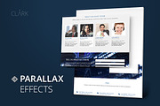 Clark - A corporate landing page, a HTML Template by revolumia (Thumbnail 3 of 5)