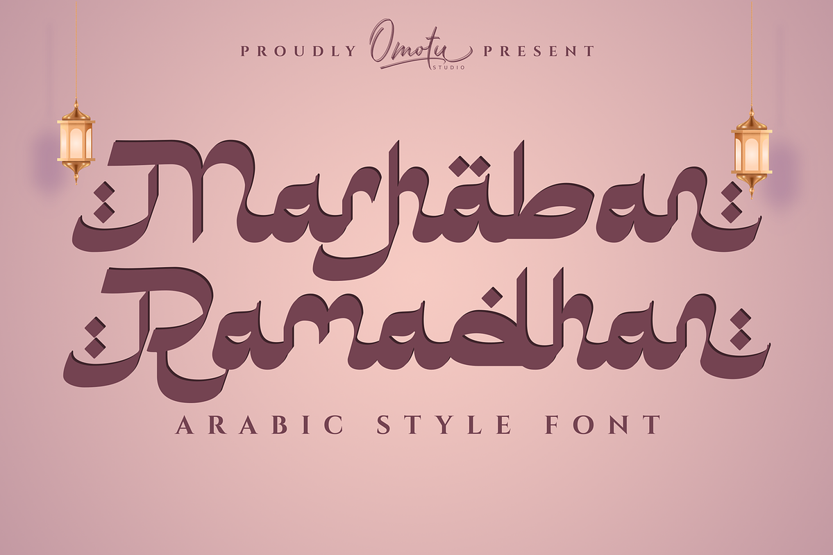 Marhaban Ramadhan, a Font by Omotu Studio (Photo 1 of 14)