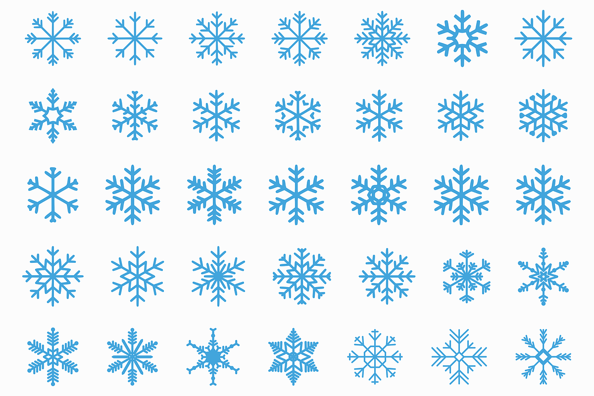 Snowflake Vector SVG PNG Clipart, a Seasonal Illustration by Kusumaillustration (Photo 6 of 11)