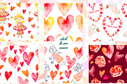 ♥ Love Set ♥, a Pattern Graphic by Elizaveta (Thumbnail 2 of 4)