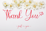 Just You Calligraphy Love Font, a Script Font by MC Creative (Thumbnail 9 of 9)