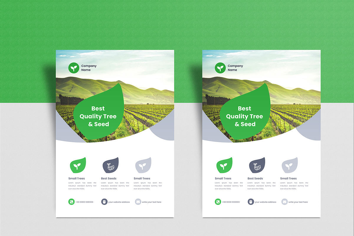 Agriculture Firm Flyer Design, a Flyer Template by mijli (Photo 8 of 8)