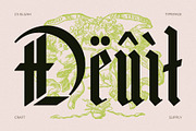 CS Elijah – Gothic Font, a Blackletter Font by Craft Supply Co. (Thumbnail 5 of 8)