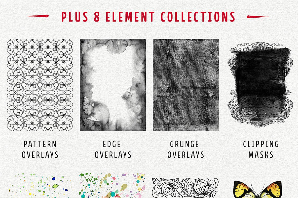 The Complete Inspiration Collection, a Texture Graphic by French Kiss Collections (Photo 3 of 33)