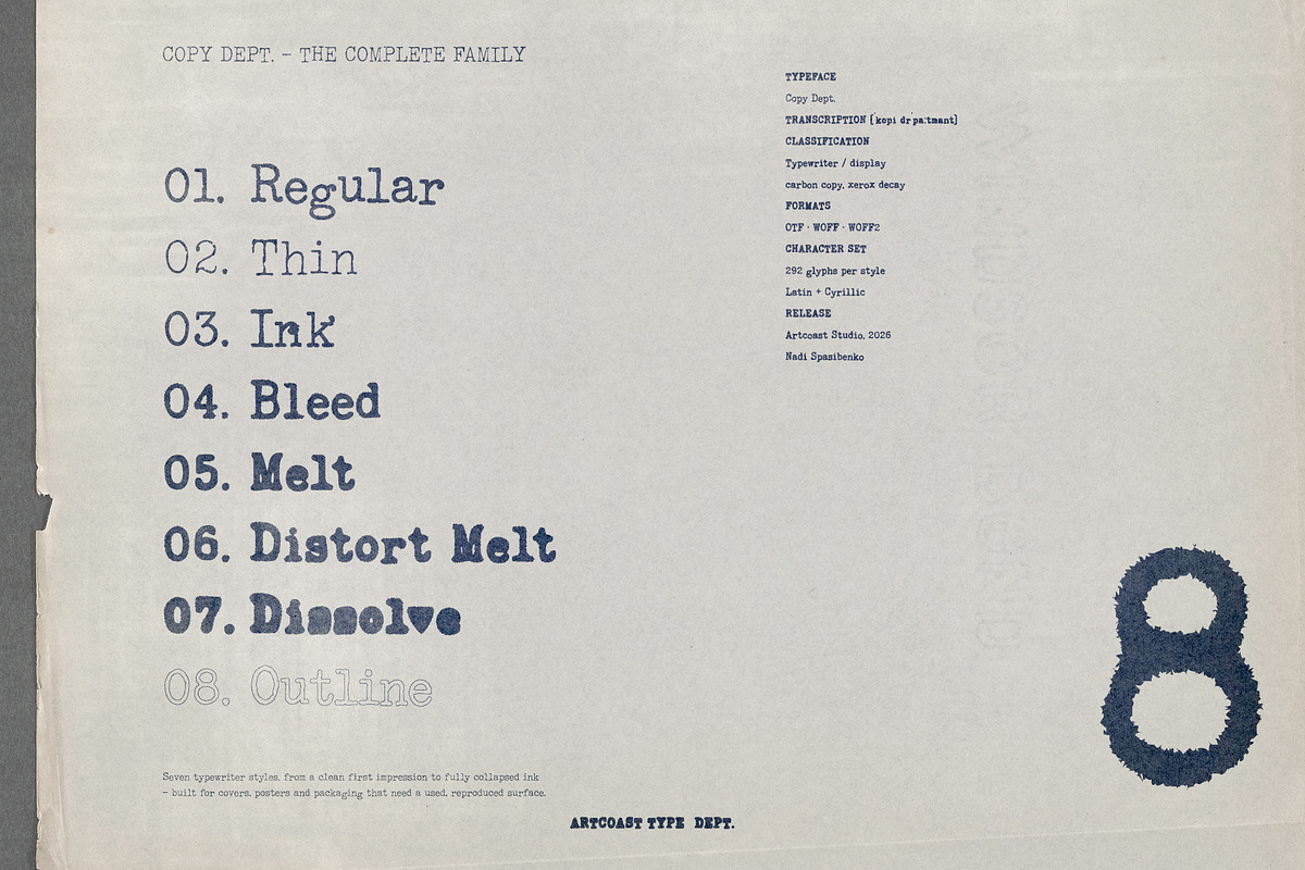 Copy Dept. — Editorial Archive Font, a Slab Serif Font by nadispasibenko (Photo 6 of 7)
