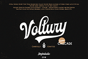 Voltury Vintage Script (with extras), a Script Font by Angin Studio (Thumbnail 2 of 11)