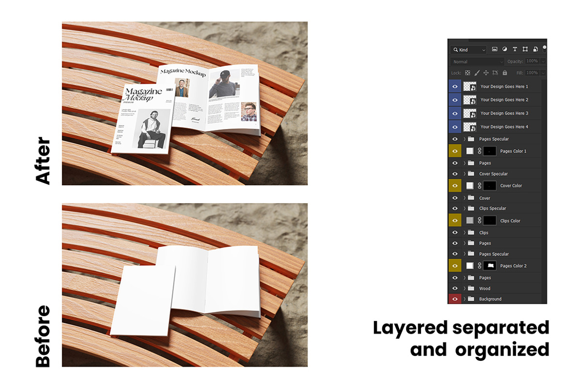 Realistic Two Magazine Mockup, a Mockup by My Code Std (Photo 6 of 6)