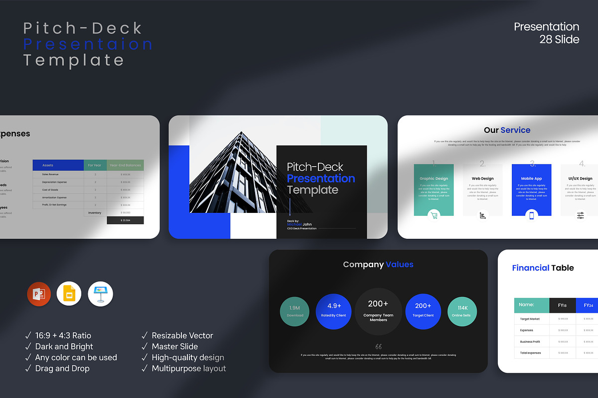 Pitch-Deck Presentation Template