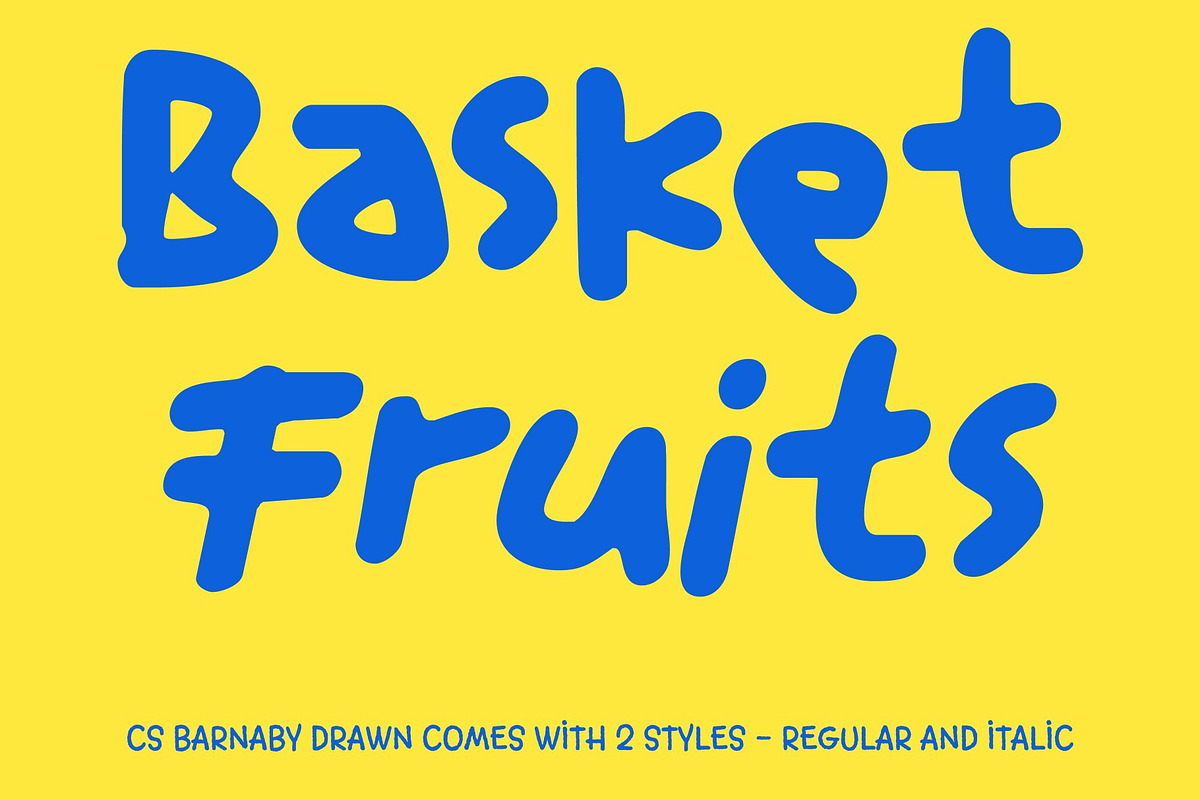 CS Barnaby Drawn, a Sans Serif Font by Craft Supply Co. (Photo 4 of 8)