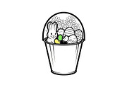 50 Easter Bunny Egg Icon Bundle, an Illustration by Artivon (Thumbnail 32 of 51)