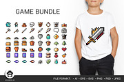 Pixel art bundle for gamers., an Icon by Nomber_86 (Thumbnail 1 of 4)