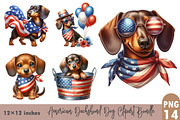 American Dachshund Dog Clipart, a Graphic by CitraGraphics (Thumbnail 1 of 3)