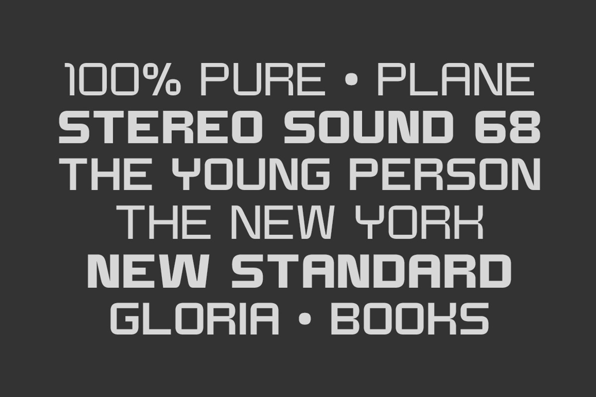 Modernhead Typeface | Font preview 4