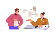 Paperwork, bureaucracy concept set, a Work Illustration by Good Studio (Thumbnail 2 of 5)