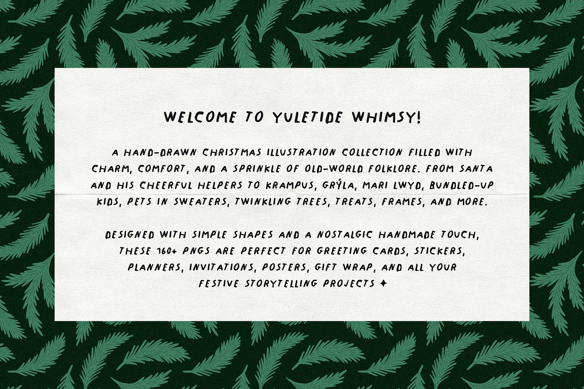 Yuletide Whimsy - PNG Illustrations, an Object Graphic by Dina Mae (Photo 2 of 17)
