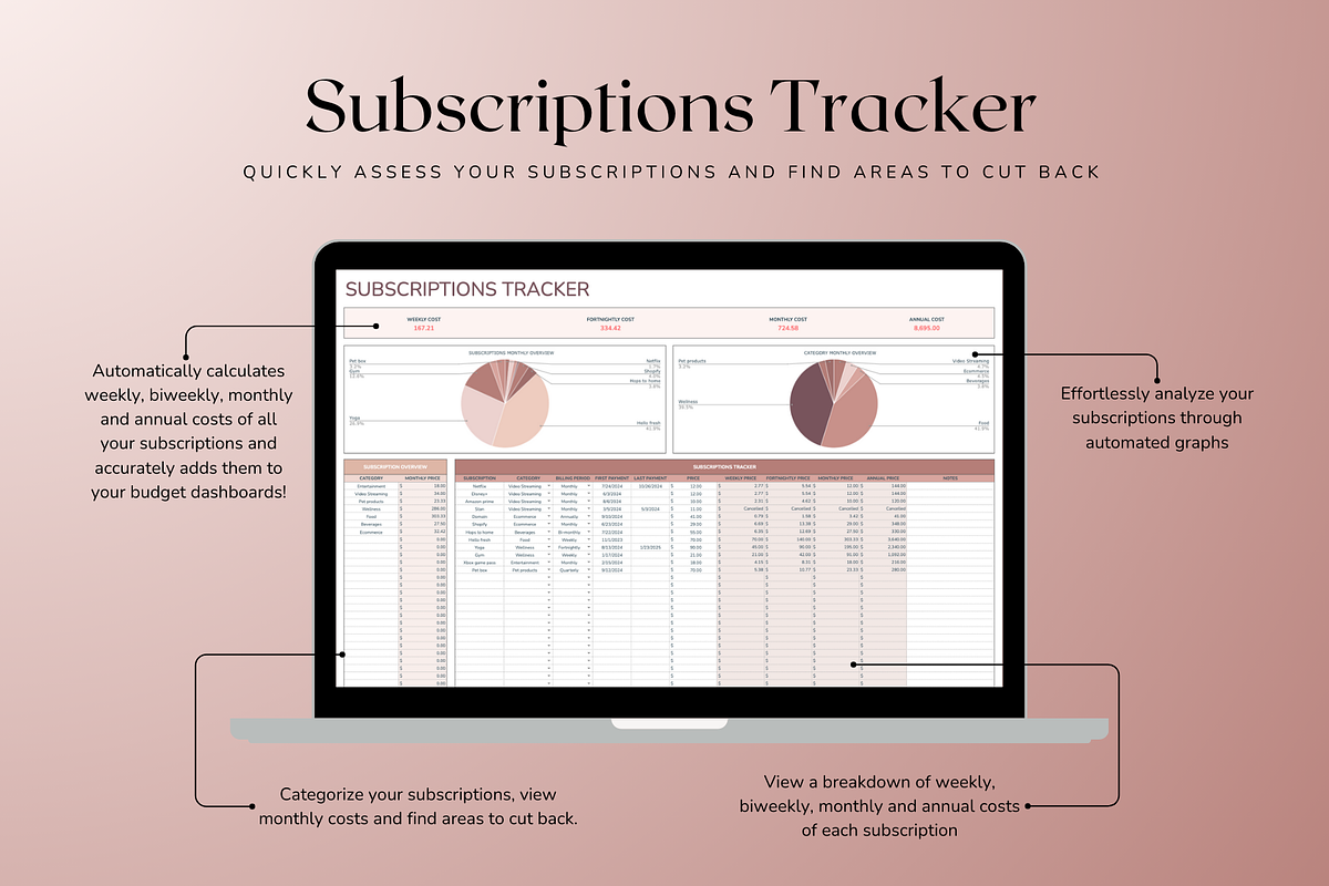Ultimate Weekly Budget - Neutral, a Templates & Theme by The Creative Plans co (Photo 7 of 10)