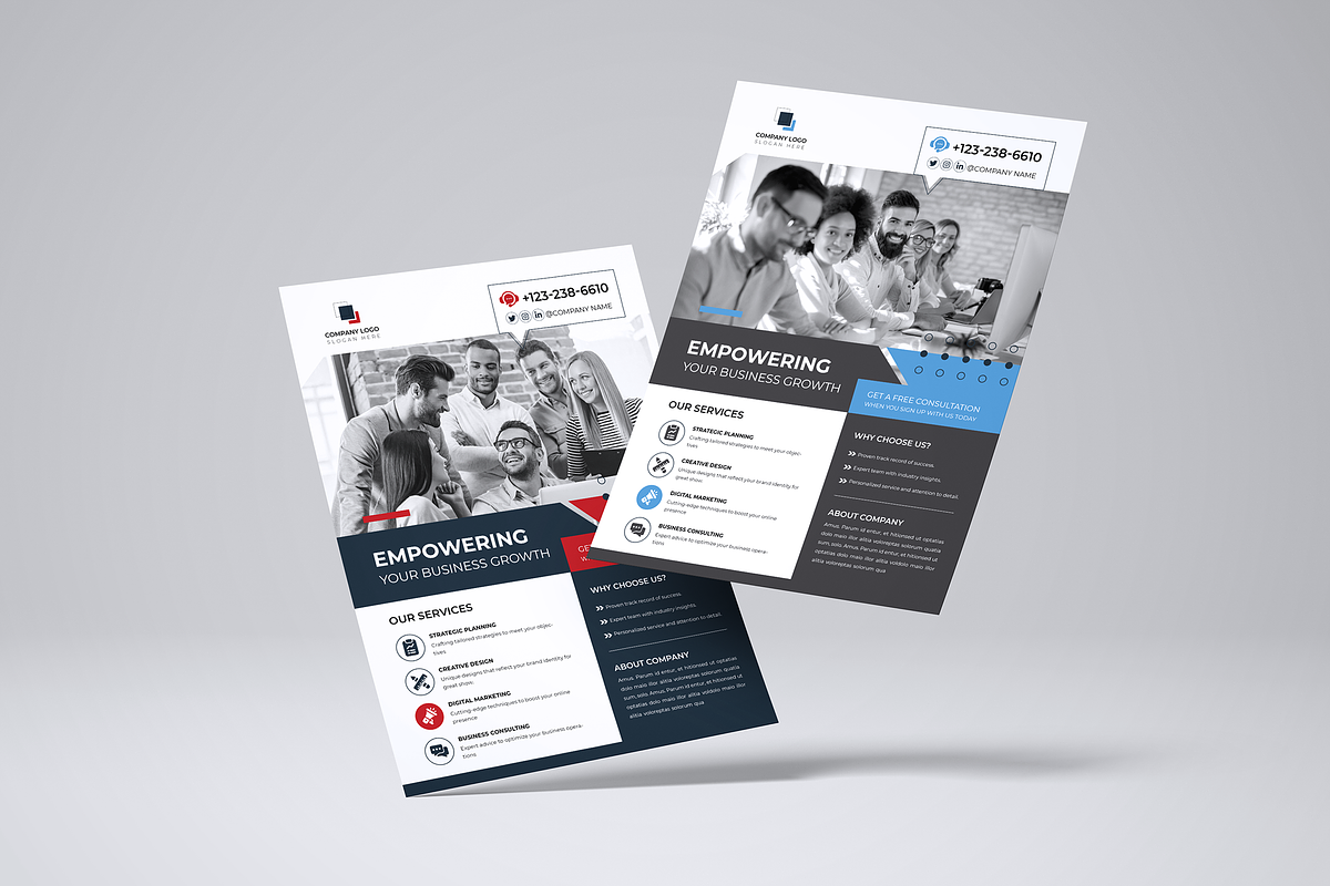 Flyer Template | Canva | Word, a Flyer Template by Template Zone (Photo 3 of 7)