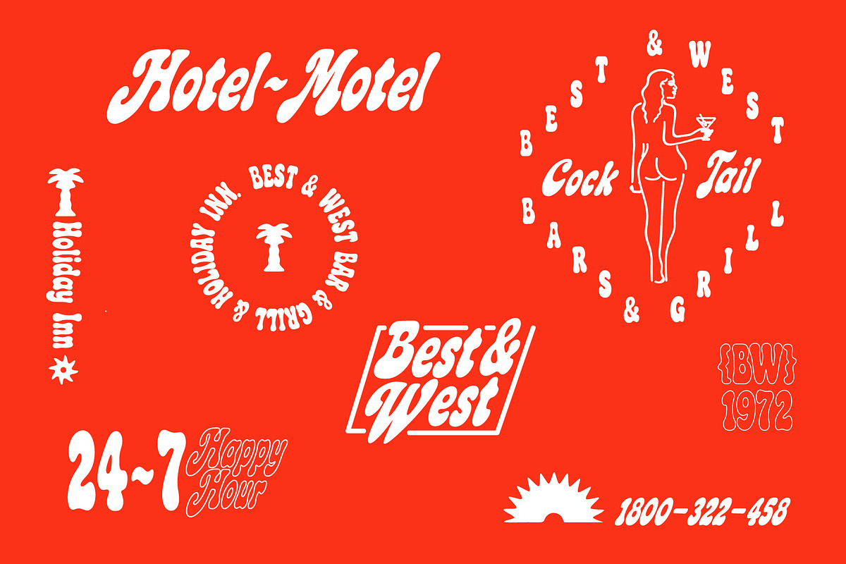 HOLIDAZE DISPLAY RETRO FONT, a Serif Font by Tropical Type (Photo 9 of 11)