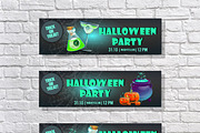 Halloween banner set., an Illustration by moto_cat (Thumbnail 3 of 3)