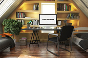 Student Room Mock-Up, a Household Mockup by IsometricWorld (Thumbnail 4 of 7)