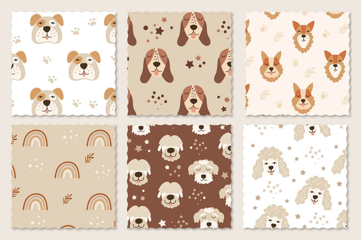 Dog Faces Bundle, an Animal Illustration by DearLetters (Photo 5 of 11)