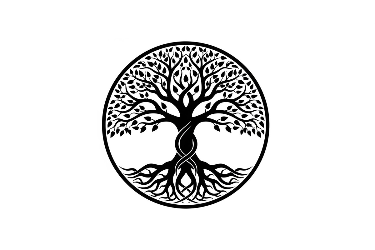 Tree of Life Circle SVG Bundle, an Illustration by Gfx_Store (Photo 24 of 50)