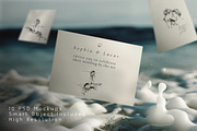 Ocean Card Mockups – Paperlight 02., a Household Mockup by NikiArts (Thumbnail 9 of 11)