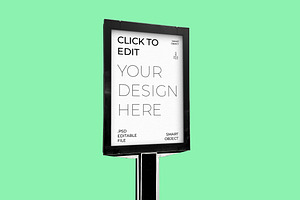 Ad Display Mockup, an Advertising Mockup by Voar Mockups