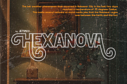 Hexanova, a Sans Serif Font by Jetsmax® Studio (Thumbnail 5 of 6)
