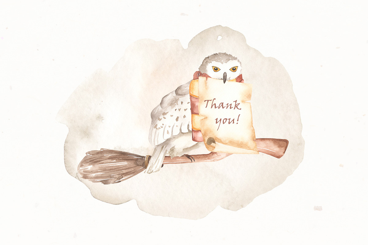 School of wizardry Watercolor, an Education Illustration by Marina Ermakova (Photo 13 of 13)