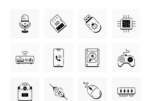 Animated Hardware Icons