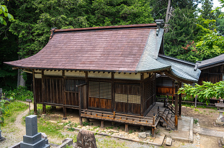 Dairyuji Shrine surrounded by forest in Takayama, Japan, an Architecture Photo by GoodGoods