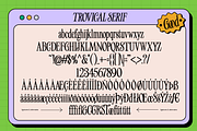 Trovical Calm Retro Serif, a Sans Serif Font by Fortunes Co (Thumbnail 11 of 14)